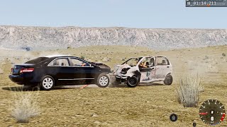 XTQ Qrup Lotu Şəmi Daewo Matiz Ilə Camryə Rəqabət Apardı Döyüş | BeamNG.Driver | Maşın #malikbedelov