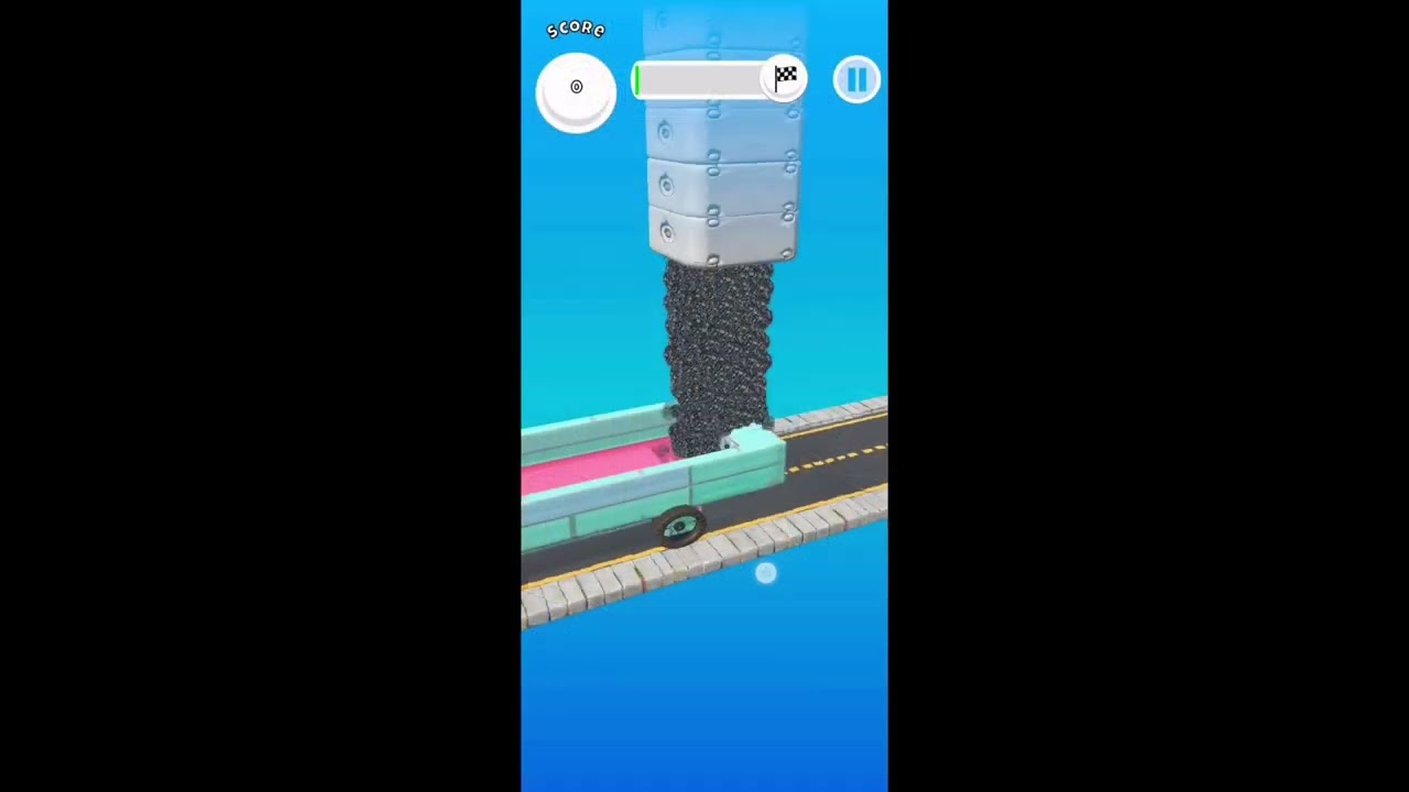 Perfect fill. 3D falling sand game