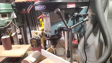 Drill press table and drum sander made simple