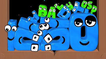 ALPHABET JELLY PUZZLE - Softbody Tetris (ASMR Game)