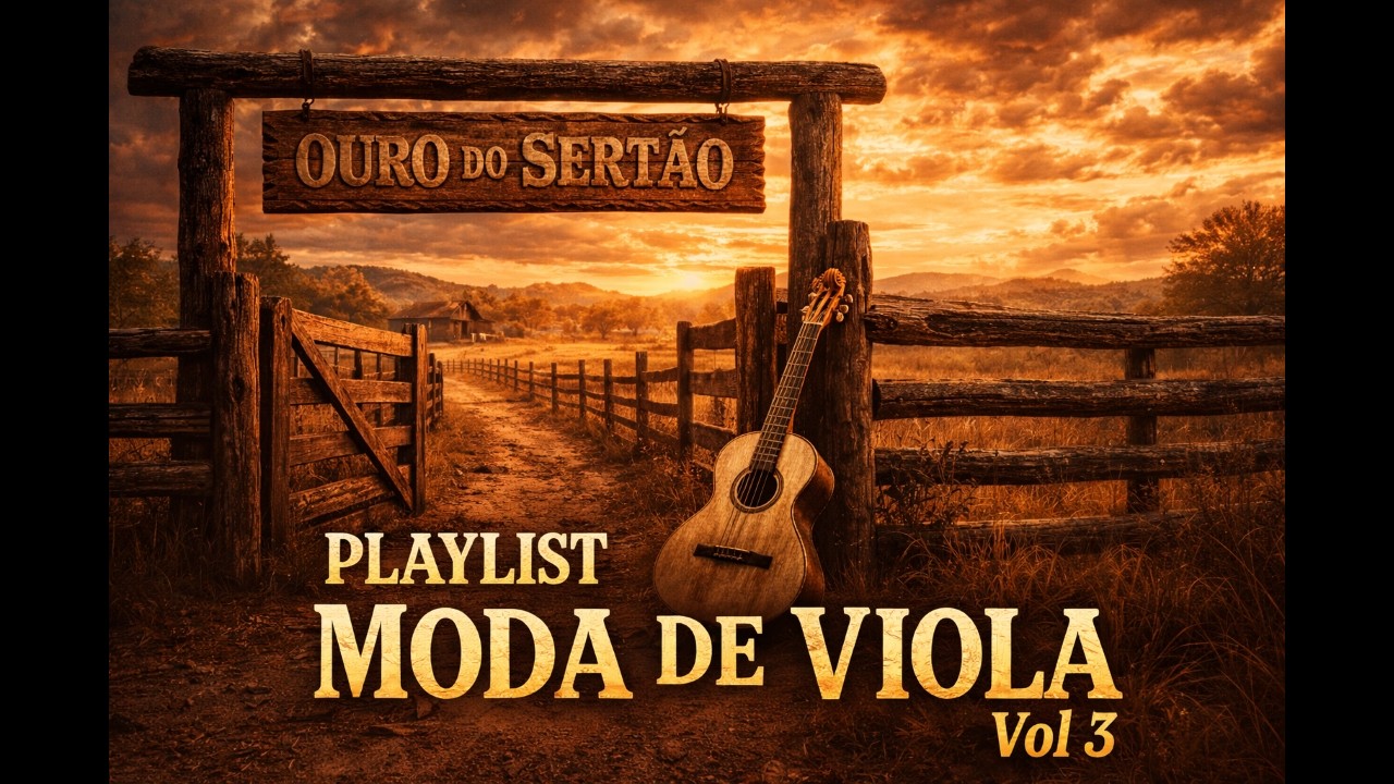PLAYLIST MODA DE VIOLA – Ouro do Sertão | Vol. 3