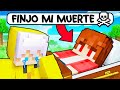 Fingiendo mi muerte en minecraft