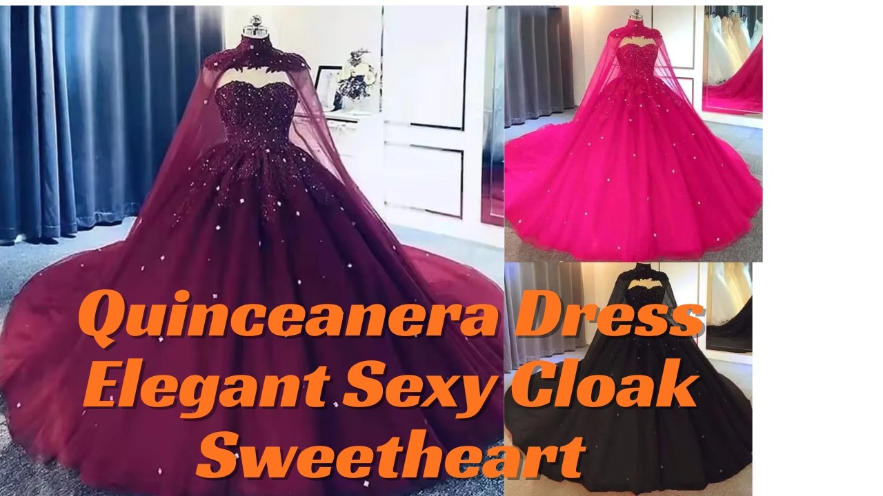 Quinceanera Dress Elegant Sexy Cloak Sweetheart