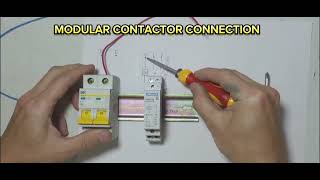 MODULAR CONTACTOR MODEL LNC125 EASY CONNECTION METHOD.@DGELECTRIC