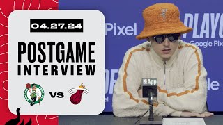 Tyler Herro Postgame Interview | Boston Celtics vs. Miami HEAT | April 27, 2024