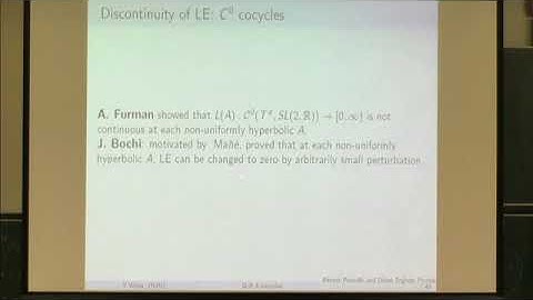 Dr. Yiqian Wang | Continuity of Lyapunov Exponents and Cantor spectrum for a class of $C^2$ Quasi...