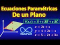 106. Cómo parametrizar un Plano, EXPLICACIÓN COMPLETA