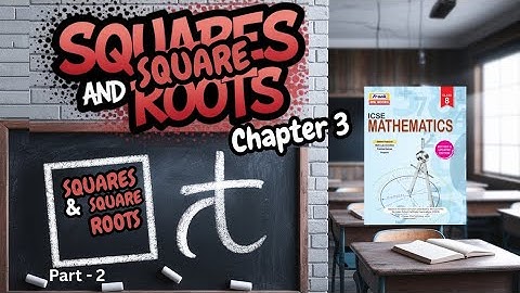 Frank ICSE Mathematics  Class 8 | Chapter 3| SQUARES and Square roots| Exercise 3.1| P-2
