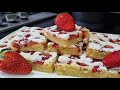 Strawberry cake super easy and tasty