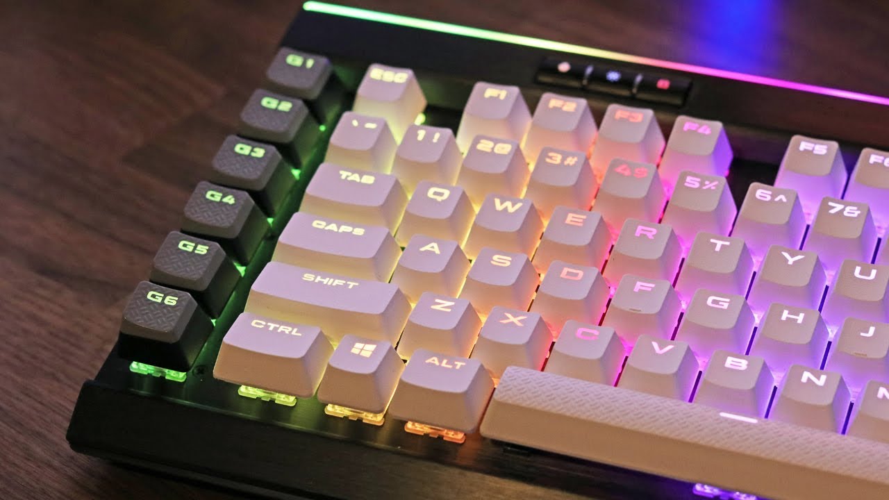 Corsair Pbt Keycap Set Review And Sound Test Youtube