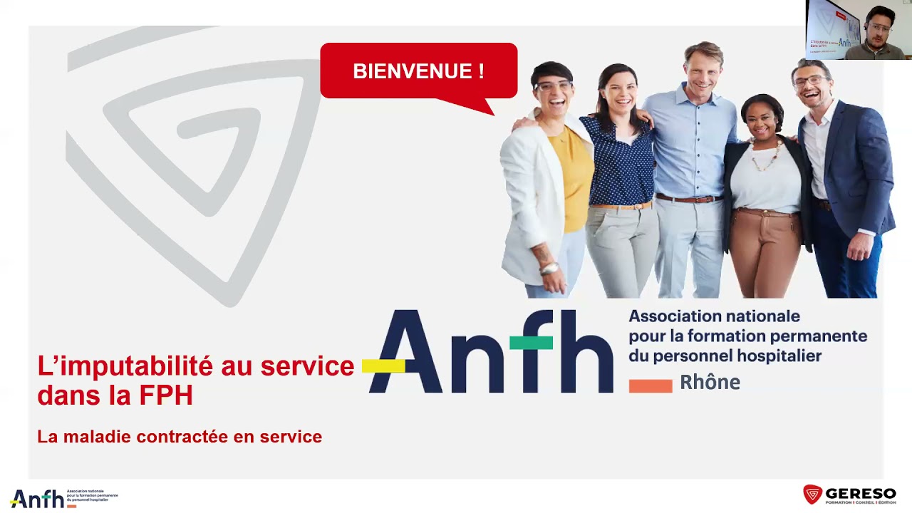 Webinaire - L’appréciation de l’imputabilité au service des maladies contractées en service - RHO