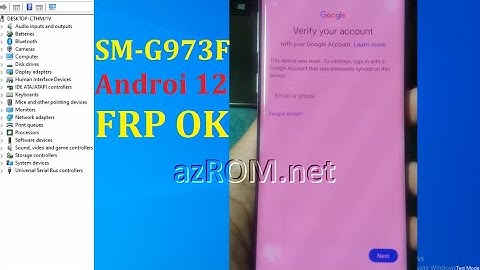 SM-G973F Android12 BiT14 BiT15 Bypass FRP DONE - Samsung S10 Android 12 FRP ok
