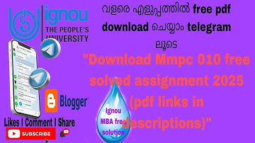 mmpc 010 free solved assignment 2024 - 2025 pdf links in description