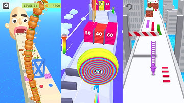 Sandwich Runner | Layer Man | Ladder Master | Gameplay Walkthrough All Levels Android iOS