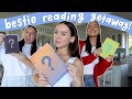 Reading new releases for a week  ft my besties reading vlog