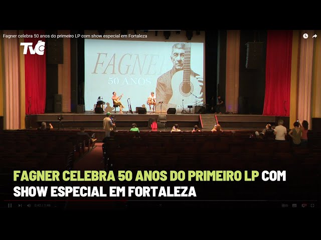 Fagner retorna a Natal e celebra 50 anos de carreira com show voz e violão