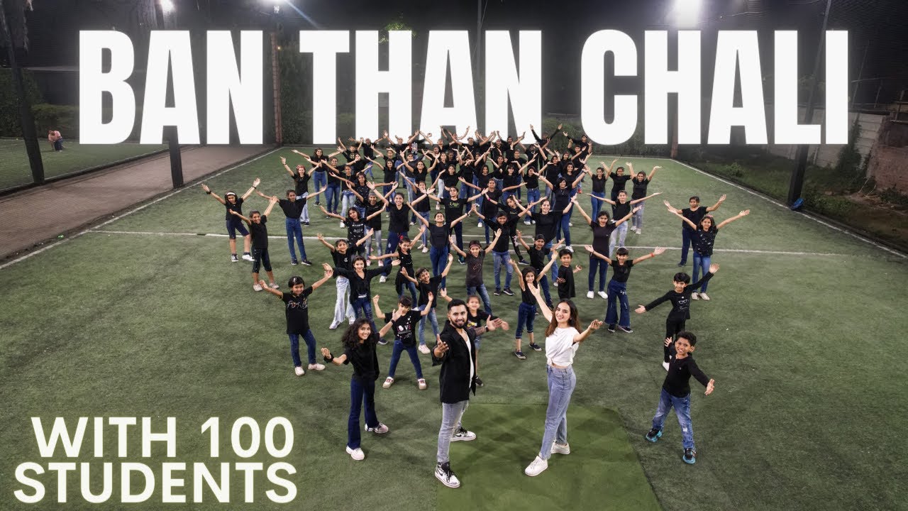 We Danced With 100 Students on Ban Than Chali  DanceFit Live