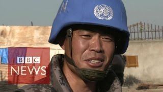 On patrol with China’s first UN peacekeepers - BBC News