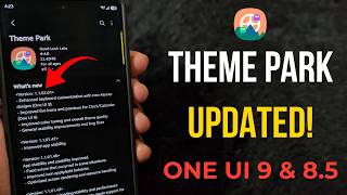 One UI 9 Theme Park Update Brings Live Clock & Calendar Icons! screenshot 3