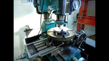 Large Rotary Table on Mill Drill