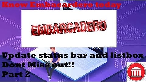Part2 of Assignment update Status bar and load list box