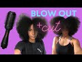 Review | Amika Blow Dryer Brush | Blow-Out + Cutting My Hair At Home