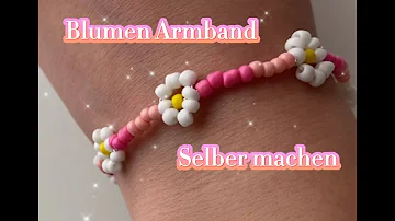 Wie macht man ein Blumenarmband?