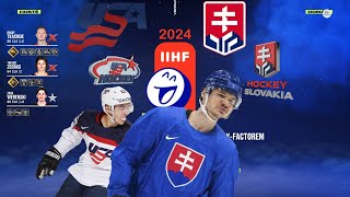 KONEČNE NABOMBENÝ ZÁPAS! | SLOVENSKO VS USA | MS 2024 | NHL 24 | PS5 | CZ/SK