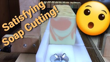Satisfying Soap Cutting | Cutting Loaves Of Cold Process Soap