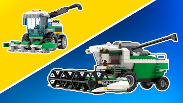Lego Combine Harvesters Speed Build Comparison