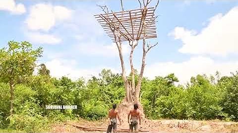 How   To   Build   15m   Tree   House   And   Swimming   Pools Part I