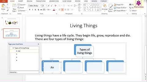 Adding Text to SmartArt Graphics | Computer Training | Periwinkle
