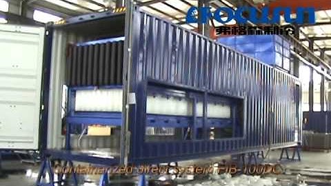 Focusun Containerized Direct System Block Ice Machine FIB 100DC