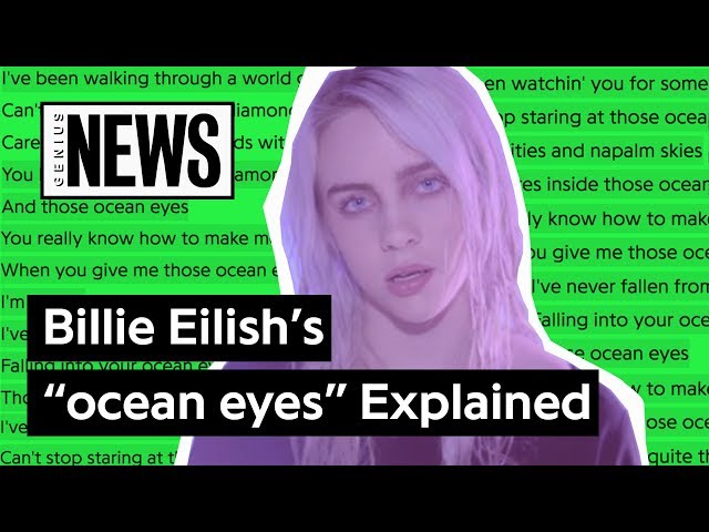 Billie Eilish Ocean Eyes Lyrics Genius Lyrics - ocean eyes nightcore roblox id