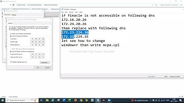 How to change DNS if finacle is not accessible @Postal_champs 