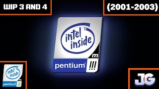 WIP #3 & #4 - Intel Pentium 3m logo (2001-2003) Remake Resimi