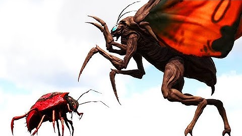 THE HIVEMIND (Alpha) vs. MOTHRA | ARK Kaiju Battle 🦎