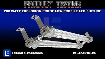 208 Watt Explosion Proof Low Profile LED Fixture - 27,040 Lumens - Class 1 & 2 Div 1 & 2