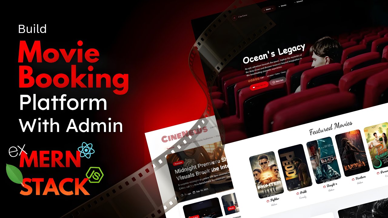 Build a Complete MERN Stack Movie Booking App (Frontend + Backend) Full-Stack Project Tutorial 2026