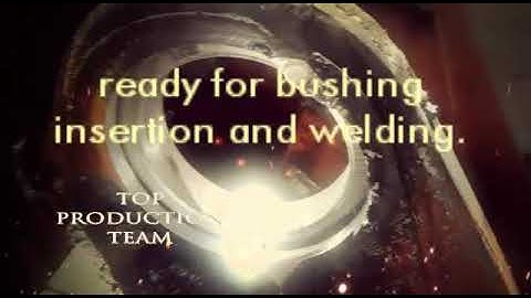 Line boring machine DIY in action latest boring process. Part 3.