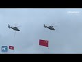 Flag raising ceremony celebrates National Day in Beijing, Hong Kong, Tibet