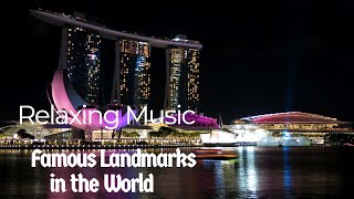 Relaxing Piano Music with Famous Landmarks in the World | Beautiful Relaxing Music | Sleep Music screenshot 3