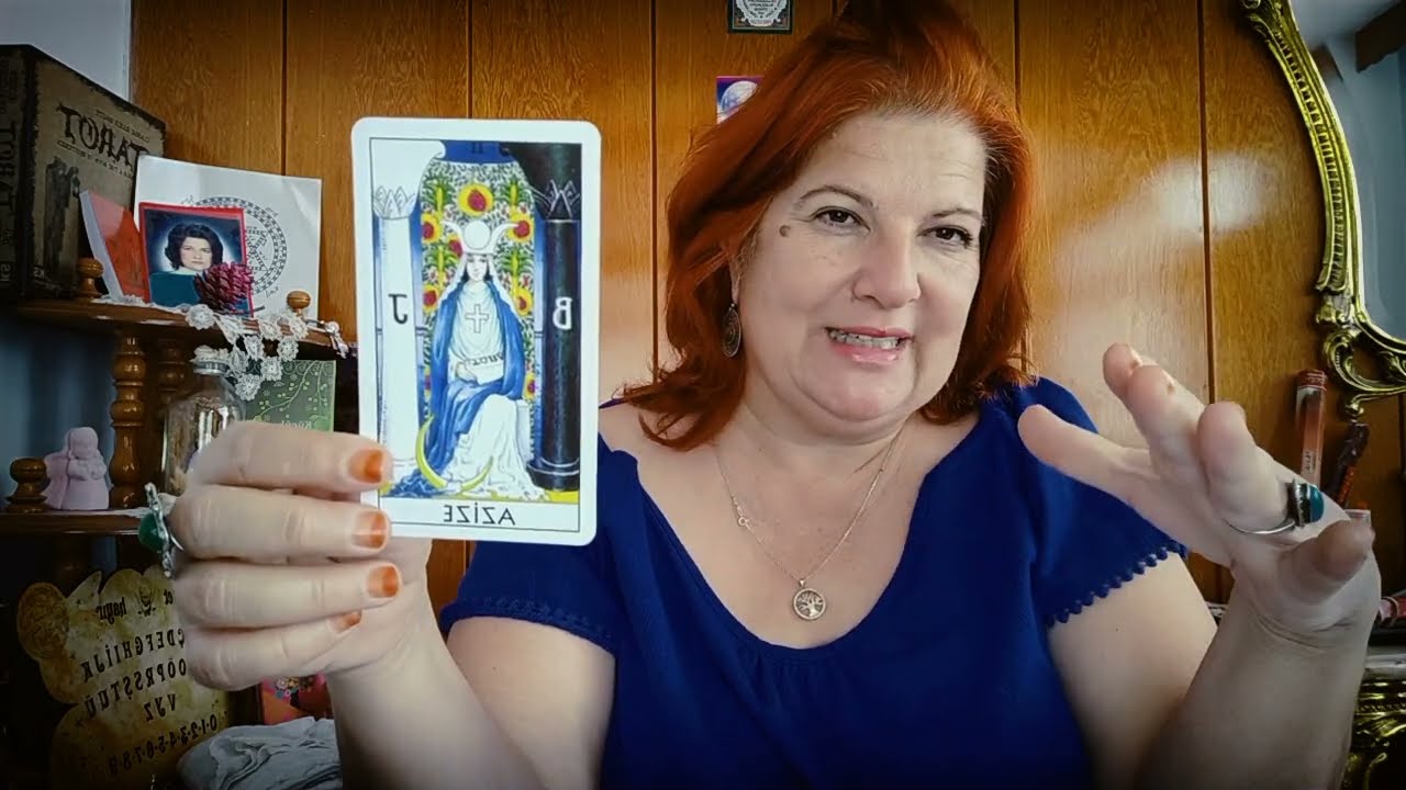 AZİZE KARTININ ANLAMİ : TAROT DERSLERİ VE İSİS (MAJİNİN KRALİÇESİ 👸KORUYUCU KART♨️ #tarot #🔮