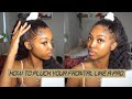 how to pluck your frontal like arroganttae ft alipearl deep wave wig