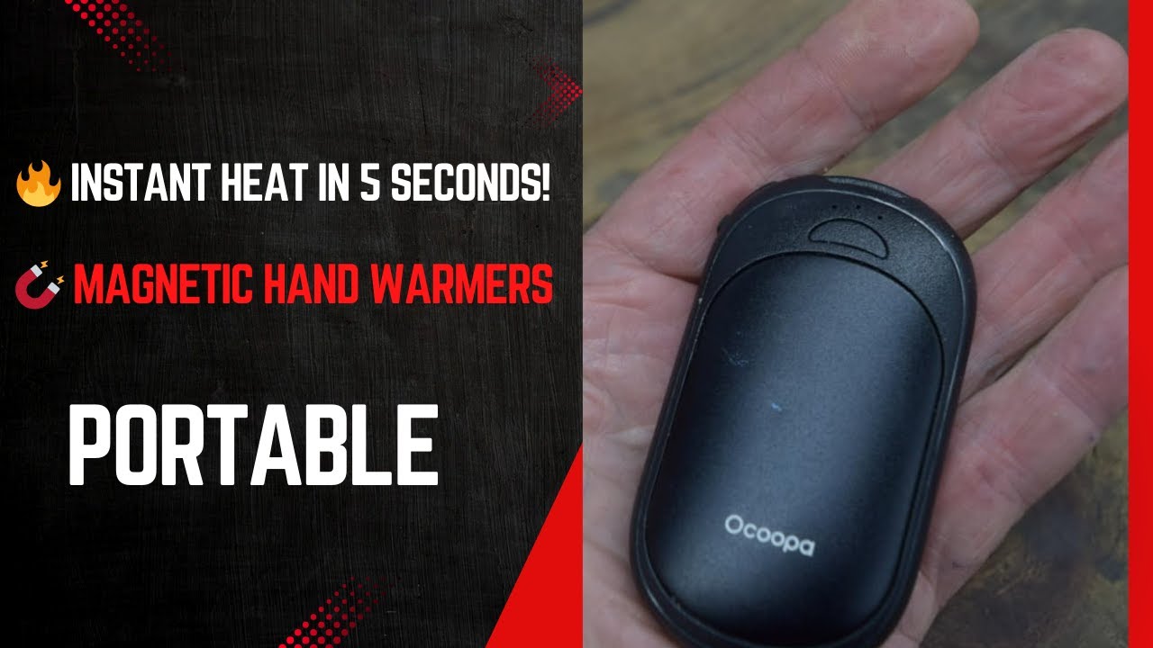 OCOOPA Magnetic Hand Warmers Review🔥Instant Heat, 3-Levels, Rechargeable 2-Pack| Best Winter Gadget