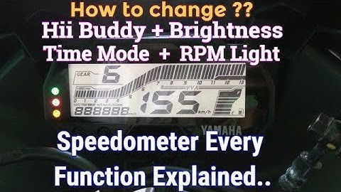 Yamaha R15 V3 Multi-functional Display Full Explained | English & Hindi Subtitles