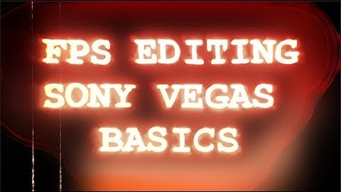 Call of Duty Editing - Sony Vegas Basics (I)