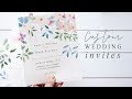 How To Make Wedding Invites Using Watercolor Art