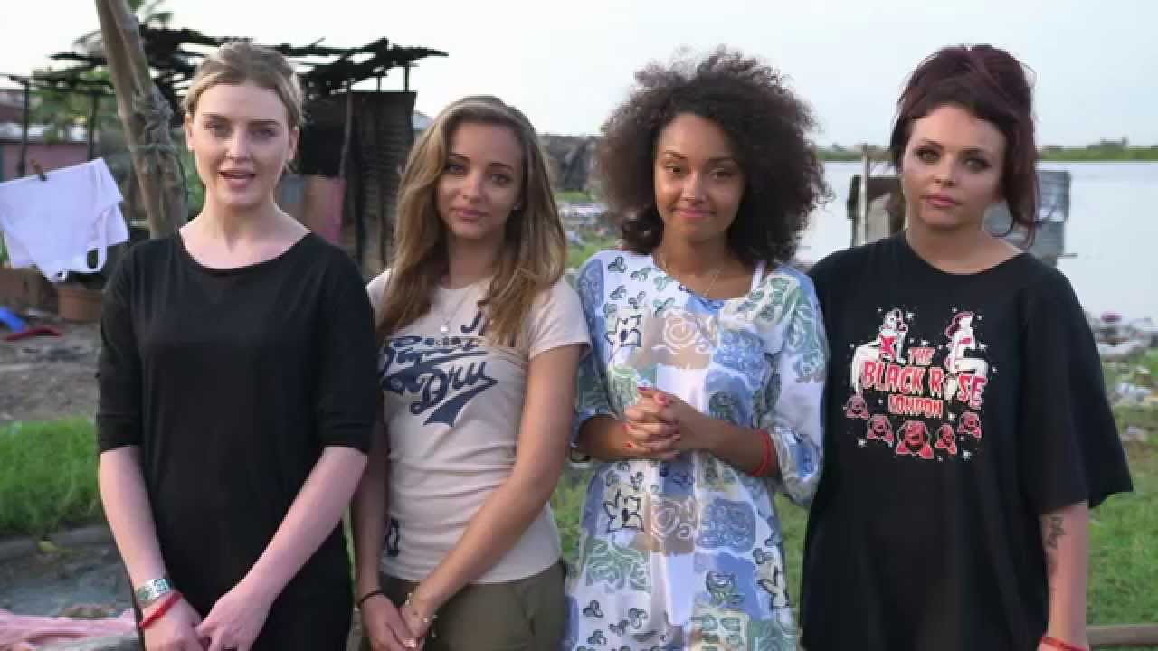 Little Mix visit slum communities in Liberia for Sport Relief