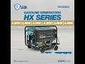 Energy you can rely on | Hyundai HX Series Gasoline Generators